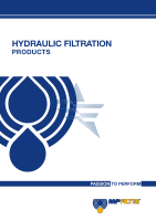 MP Filtri Filtration Catalogue